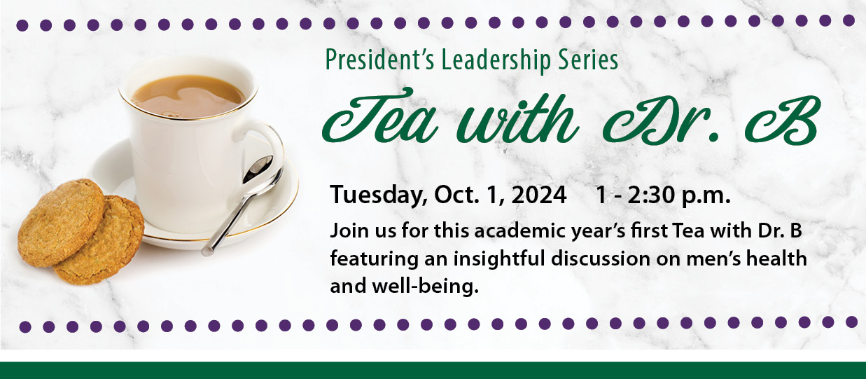 Tea with Dr. B flyer